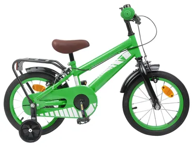 Immagine prodotto di Bicicletta per Bambini 16 Pollici per bambini di 4-6 anni Verde