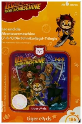 Immagine prodotto di tigercard - Leo e la macchina delle avventure  - Episodi 7, 8, 9: La trilogia della caccia al tesoro