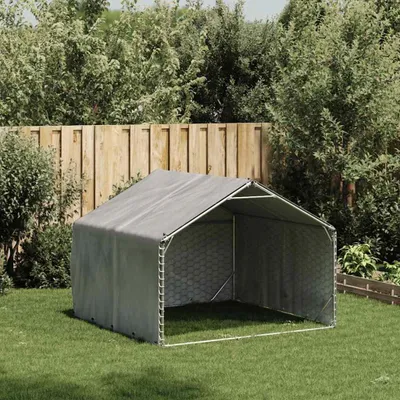 Immagine prodotto di Cuccia per cani da esterno con copertura 2x2x1,5 m in acciaio zincato