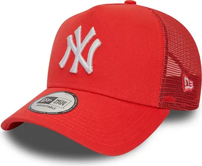 Produktbild von New Era Trucker Cap New York Yankees League Essential red
