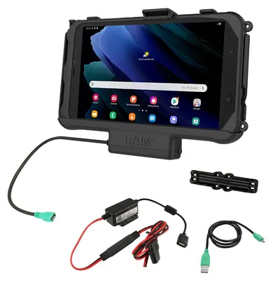 Produktbild von RAM Mounts RAM-HOL-SAM60CP-V7CU, Samsung, Galaxy Tab Active5 & Tab Active3, USB Typ-C, Schwarz