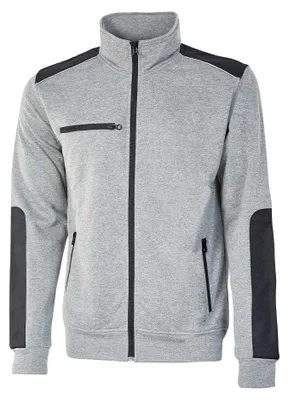 Image de Veste sweat U-Power Snug, couleur : gris argenté, taille : L
