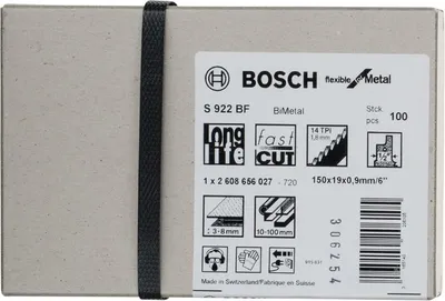Produktbild von Säbelsägeblatt S 922 BF, Flexible for Metal, 100er-Pack