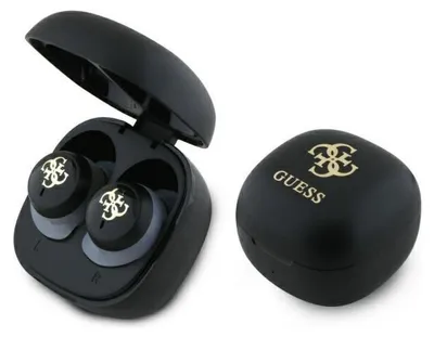 Obrázok produktu pre Bezdrôtové slúchadlá GUESS bluetooth TWS GUTWSJ144ESK (Mini Iridescent 4G Printed Logo) čierne