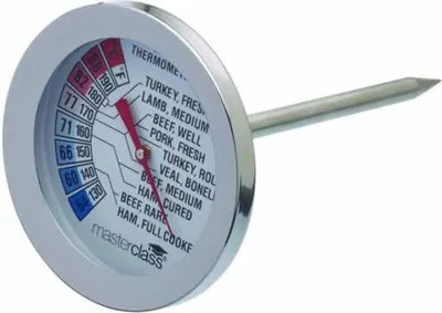 Produktbild von Großes Edelstahl-Fleischthermometer mit präziser, analoger Anzeige
