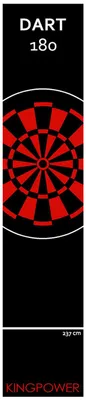 Produktbild von Dart Darts Teppich Dartteppich Dartmatte 290x60 cm Steeldart Dartpfeile Dartboard Zubehör Abwurflinie Schutz Gummi Dartscheibe verschiedene Designs Kingpower, Design:Design 11
