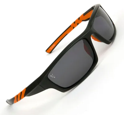 Produktbild von Fox Sunglasses Black Orange wraps grey lense - Polbrille