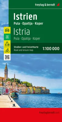 Produktbild von freytag & berndt Straßenkarte Istrien 1:100.000