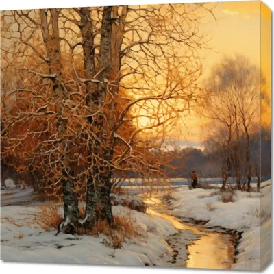 Image de Image 70 x 70 cm Morgenrot
