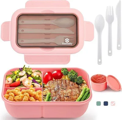 Produktbild von Famanu Lunchbox mit Fächern, 1250 ml - für Erwachsene und Kinder