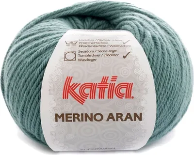 Zdjęcie produktu dla Katia Merino Aran 65 Pastel Turquoise Przędza dziewiarska