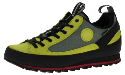 Immagine prodotto di Hanwag Rotpunkt Low GTX: scarpe da avvicinamento da uomo impermeabili e robuste, con suola Vibram ad alta aderenza e membrana in Gore-Tex, colore Pistacchio/Graphite, taglia 44,5