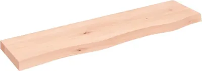 Obrázok produktu pre Nástenná polica 80x20x4 cm neošetrený dubový masív