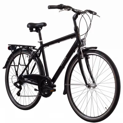 Produktbild von Dallas Bike Fahrrad 28 Zoll - Herren Trekkingrad - 7-Gang Shimano - Reflex Reifen - Rahmen XL 21" - Schwarz