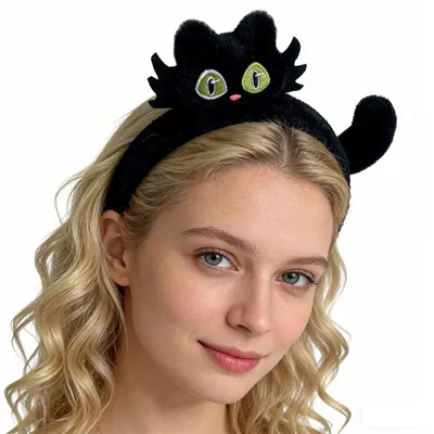 Produktbild von Plüsch Katzen Haarreif Damen Kinder Karneval Cosplay Kopfband