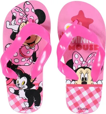 Produktbild von Disney Minnie Maus Kinder Flip Flops Latschen Zehentrenner – Rosa / 31/32