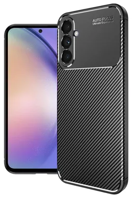 Obrázok produktu pre Techsuit CarbonFiber kryt na Samsung Galaxy A54 – čierny