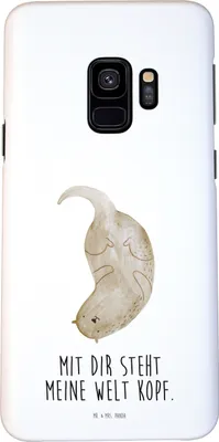 Produktbild von Mr. & Mrs. Panda Samsung Galaxy S9 Handyhülle Otter Kopfüber - Weiß - Geschenk, Niedlich, Handy Schutzhülle, Seeotter, Verknallt, Verliebt, Hülle, Liebe, Cover