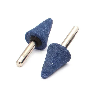 Produktbild von Schleifstein auf Schaft 19x28x6mm blaue Widia-Schleifscheibe mit Schaft