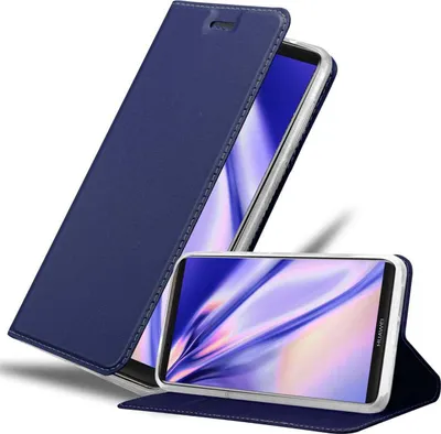 Obrázek produktu pro Cadorabo Pouzdro na mobilní telefon pro Huawei MATE 10 PRO Protective Case in Blue Cover Etui Book Case Booklet
