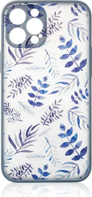 Obrázek produktu pro Designové pouzdro "Flower" kryt na mobilní telefon ochrana fotoaparátu kompatibilní s iPhone 13 tmavě modré