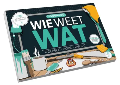 Productafbeelding van Witte kabouterspellen, wie weet wat – Koffiepauze