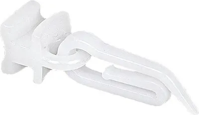 Produktbild von Schieber mit Haken, Kunststoff, Weiß, 30