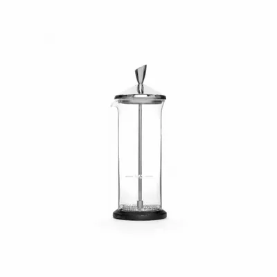 Produktbild von Leopold Milchaufschäumer Luxe Edelstahl 400ml, Französische Presse, 0,4 l, Transparent, Glas, Edelstahl