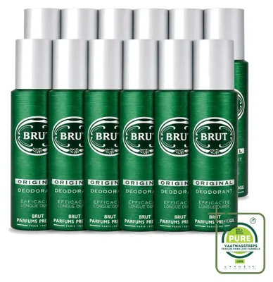 Obrázok produktu pre 12 kusov deodorantu Brut Original vo spreji - 200 ml - veľké balenie