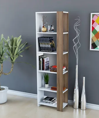 Obrázek produktu pro SORA policový regál, ořech / bílá