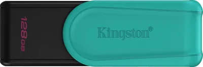 Obrázek produktu pro Kingston Technology DataTraveler 128GB penosn disk Exodia S s rozhranm USB 3.2 Gen 1 (ern/tyrkysov), 128 GB, USB Typ-A, 3.2 Gen 1 (3.1 Gen 1), Kloub, 8,32 g, ern, Tyrkysov
