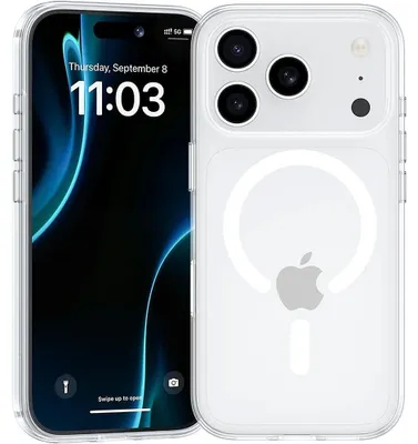 Produktbild von Hülle für iPhone 18 Pro, Benks Magnetic Crystal MagSafe, Transparent