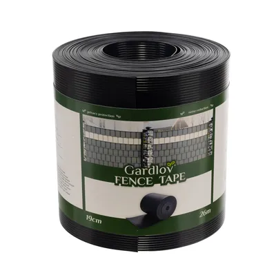Produktbild von Sichtschutzstreifen für Doppelstabmattenzaun 700g/m² 26 m Lang Garten Balkon Tarassse Anthrazit 23909