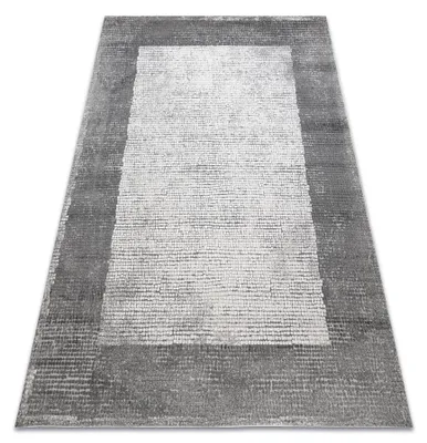 Productafbeelding van Tapijt NOBLE modern 9730 65 Kader vintage gewreven - Structureel, twee poolhoogte , / grijskleuring crème 180x270 cm