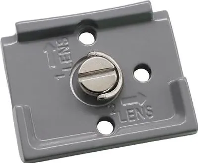 Immagine prodotto di INF Adattatore per morsetto a sgancio rapido per fotocamere DSLR grigio