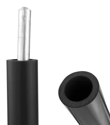 Produktbild von Haus-Held Installationsrohr für Blitzschutz L-1500 mm Ø14/20 mm PE schwarz UV-beständig -