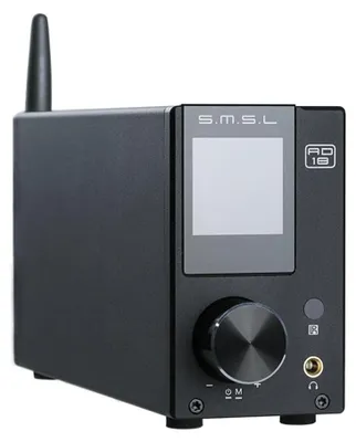 Imagen del producto de Amplificador digital con Bluetooth - Potencia de salida de 80 W x 2 - Pantalla a color - Ideal para sistemas de alta fidelidad y subwoofers
