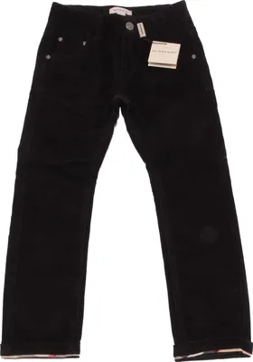 Produktbild von 8028Q schwarz BURBERRY Samthose Kinderhose