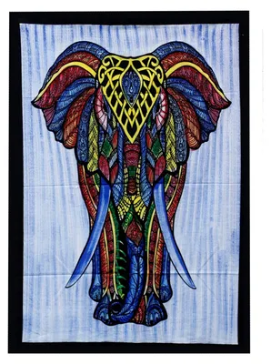 Imagen del producto de Arte de Pared de Algodón - Elefante