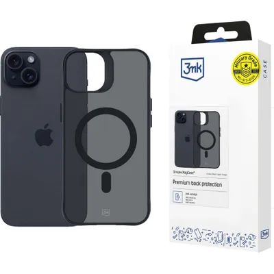Produktbild von 3MK Smoke MagCase, Cover, Apple, iPhone 15, 15,5 cm (6.1"), Grau