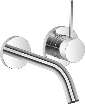 Produktbild von Dornbracht Waschtisch Wand Einhebelmischer ohne Ablaufgarnitur Meta platin matt, 36860662-06