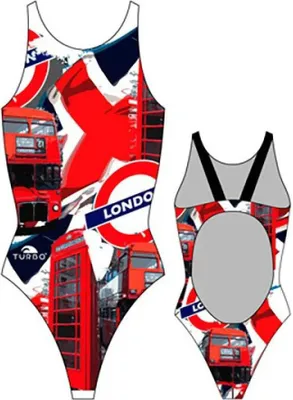 Produktbild von Turbo London Pro Resist Badeanzug Rot,Schwarz 4XL Damen Rot,Schwarz 4XL