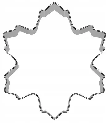 Produktbild von EkoForemki Schneeflocke Ausstecher für Kekse 8 cm