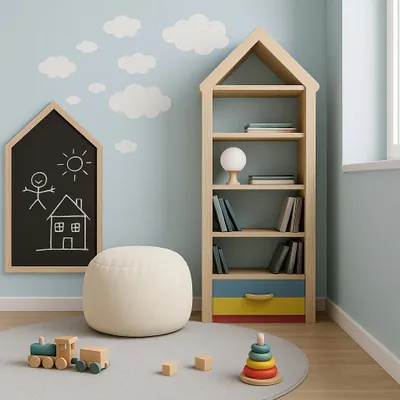 Produktbild von Velours Kinderteppich Joy Kids Hellgrau Rund, Größe:400 cm Rund