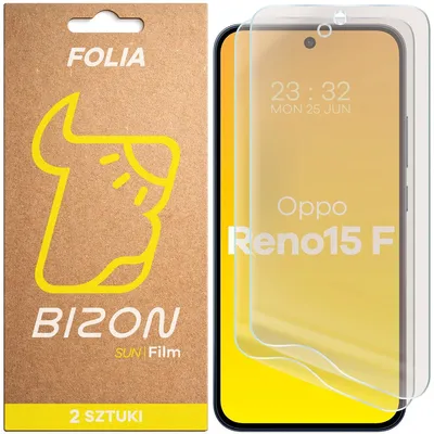 Produktbild von 2x Matte Folie für Oppo Reno 15 F, Bizon Film Sun Duo