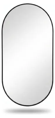 Immagine prodotto di SensaHome - Specchio da bagno ovale - cornice pesante - con illuminazione LED dimmerabile - dimmerabile - specchio da parete - 50 x 90 cm