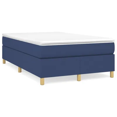 Obrázok produktu pre Boxspring posteľ s matracom modrá 120x200 cm látka