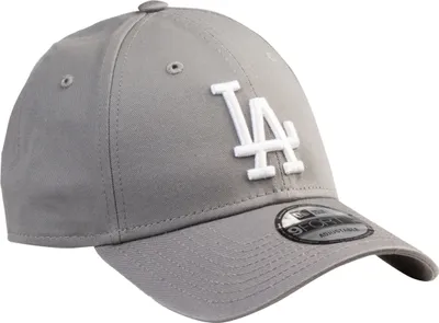 Produktbild von New Era 9FORTY MLB League Essential Los Angeles Dodgers Cap Erwachsene grau / weiß ONESIZE