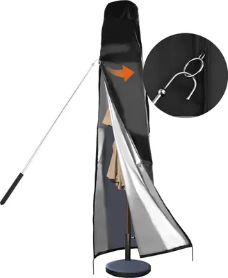 Image de Bâche imperméable pour le jardin - Protection contre le soleil - Dimensions : 205 x 25 x 60 cm