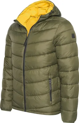 Produktbild von Cappuccino Italia Hooded Puffer Jacket  Grun - Große XL